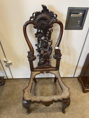 Lot 235 - A Set of Six 18th Century Dutch Baroque Walnut...