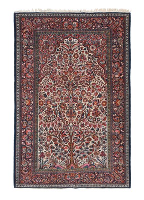 Lot 169 - Kashan Prayer Rug Central Iran, circa 1930 The...