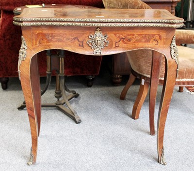 Lot 1107 - A 19th Century French Marquetry Inlaid...