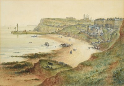 Lot 523 - John Francis Branegan (1843-1909) "Whitby from...