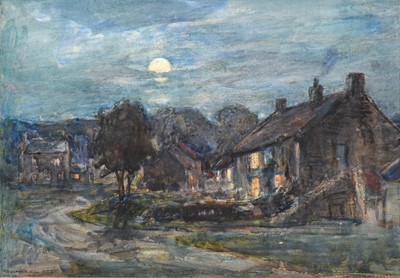 Lot 539 - Rowland Henry Hill (1873-1952) Nocturne...