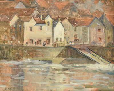 Lot 525 - Michael Pybus (20th century) Whitby Harbour...