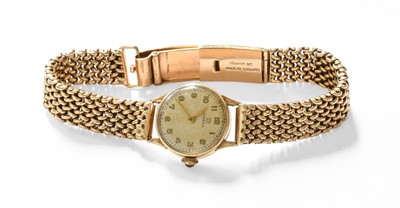 Lot 123 - A Lady's 9 Carat Gold Omega Wristwatch, with...