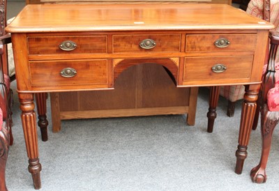 Lot 1163 - A Late Georgian Mahogany Writing Desk, the...