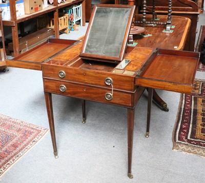 Lot 1235 - A George III Mahogany Fitted Gentleman's...