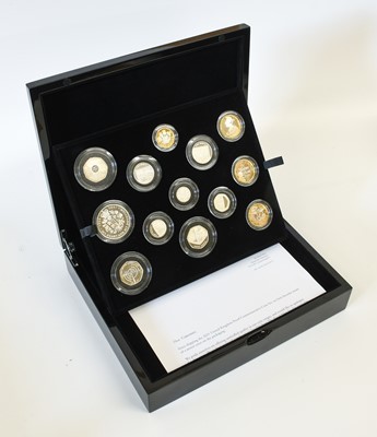 Lot 393 - United Kingdom Silver Proof Set 2021, 13 coin...