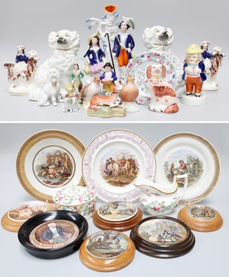 Lot 270 - A Group of 19th century Staffordshire and...