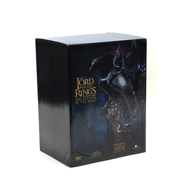 Lot 297 - Sideshow Weta Collectibles Lord Of The Rings Fell Beast With Morgul Lord Witch-King