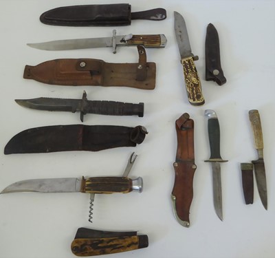 Lot 210 - A Fagan Hunting Knife, with 13cm clip-point...