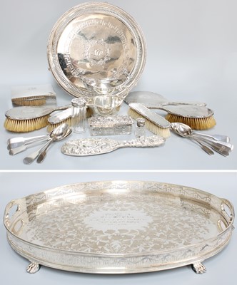 Lot 92 - A Collection of Assorted Silver and Silver...