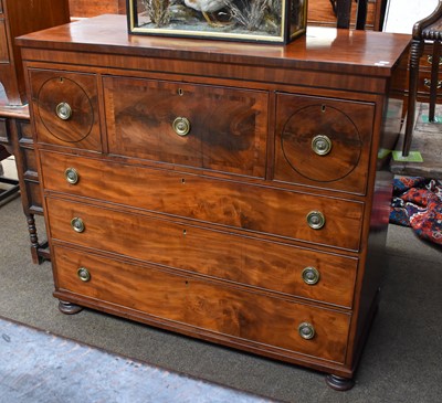 Lot 1288 - A 19th century Mahogany Chest of Drawers,...