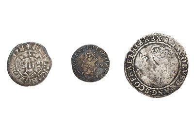 Lot 48 - Small Assortment of Hammered Coins, 3 coins...