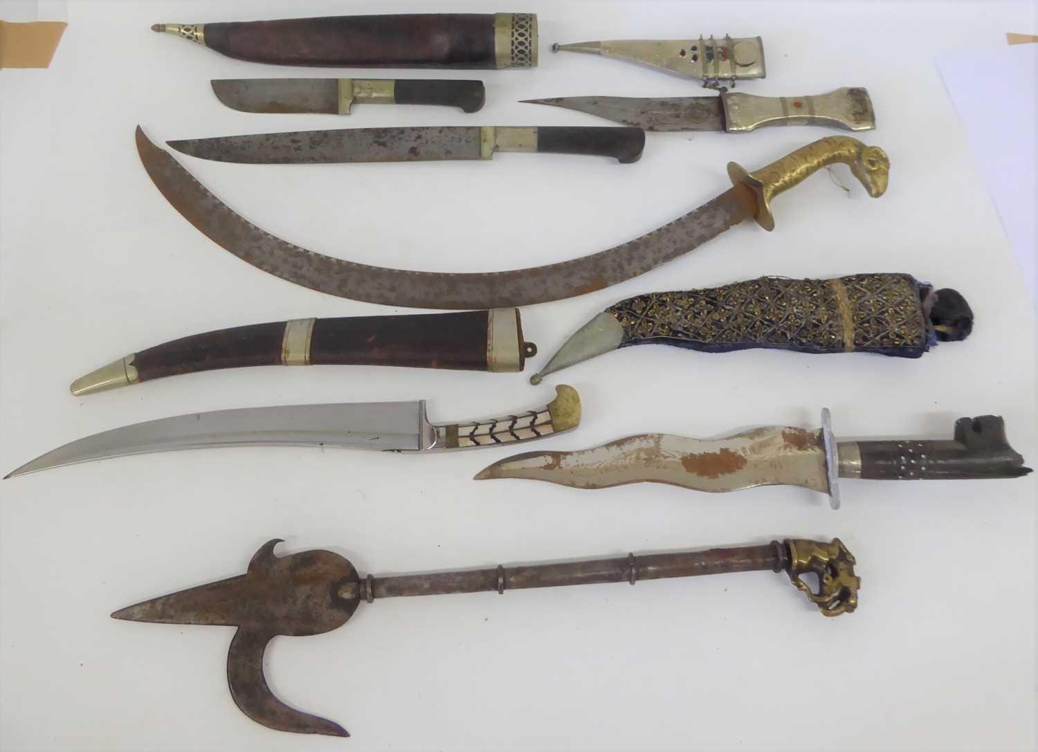 Lot 217 - A 20th Century Indian Elephant Goad (Ankus),