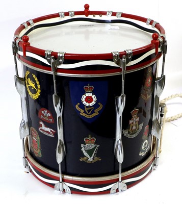 Lot 56 - An Elizabeth II Military Style Side Drum by...