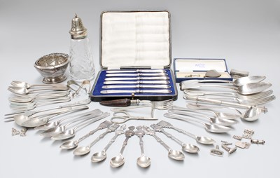 Lot 71 - A Collection of Assorted Silver and Silver...