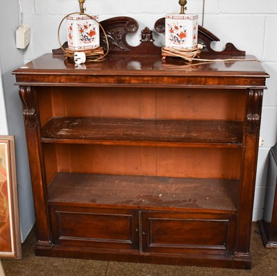 Lot 1383 - A Mahogany Bookcase, 107cm by 41cm by 123cm