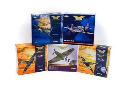 Lot 205 - Corgi Aviation Group 1:72 Scale WWII Group