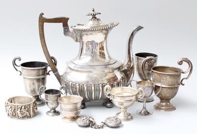 Lot 72 - A Collection of Assorted Silver and Silver...