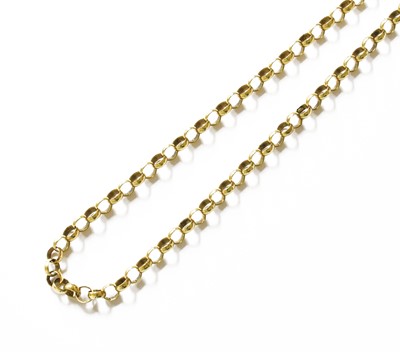 Lot 131 - A Trace Link Chain, stamped '9K', length 46.5cm