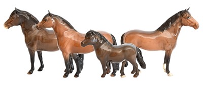 Lot 123 - Beswick Mountain and Moorland Ponies...