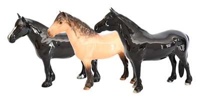 Lot 122 - Beswick Mountain and Moorland Ponies...