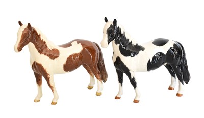 Lot 109 - Beswick Horses Comprising: Pinto Ponies, model...