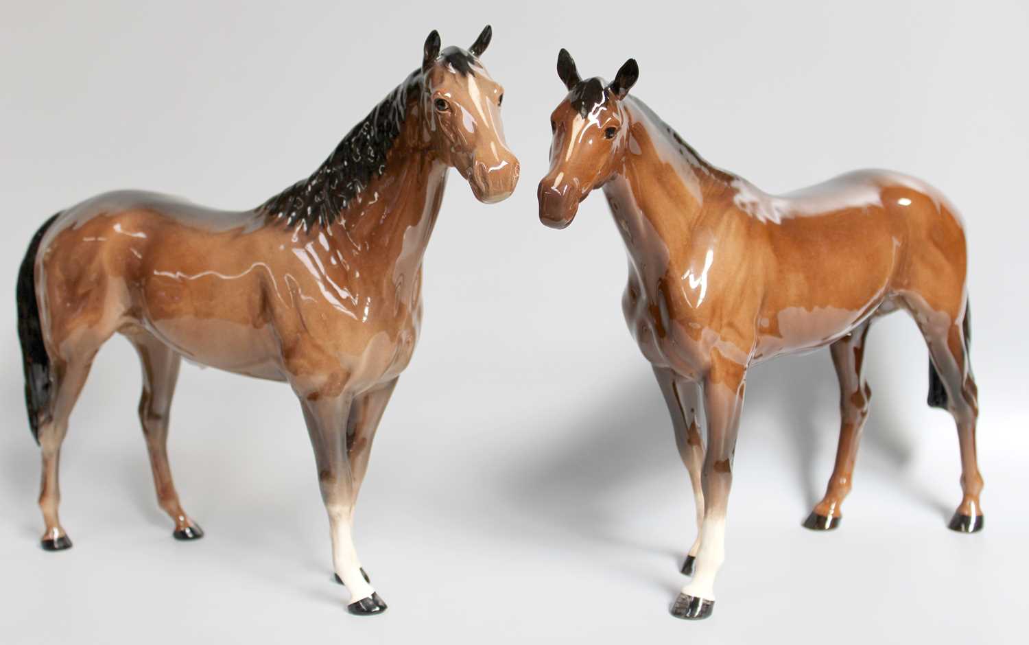 Lot 203 - Beswick Large Racehorse, model No. 1564 and...