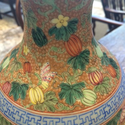 Lot 108 - A Chinese Porcelain Vase, Qianlong reign mark,...