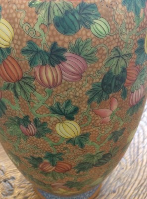 Lot 108 - A Chinese Porcelain Vase, Qianlong reign mark,...