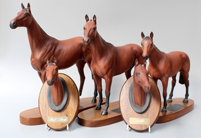 Lot 296 - Beswick Horses Comprising: Red Rum, Arkle and...