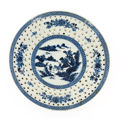 Lot 122 - A Chinese Porcelain Drainer, Qianlong, of...