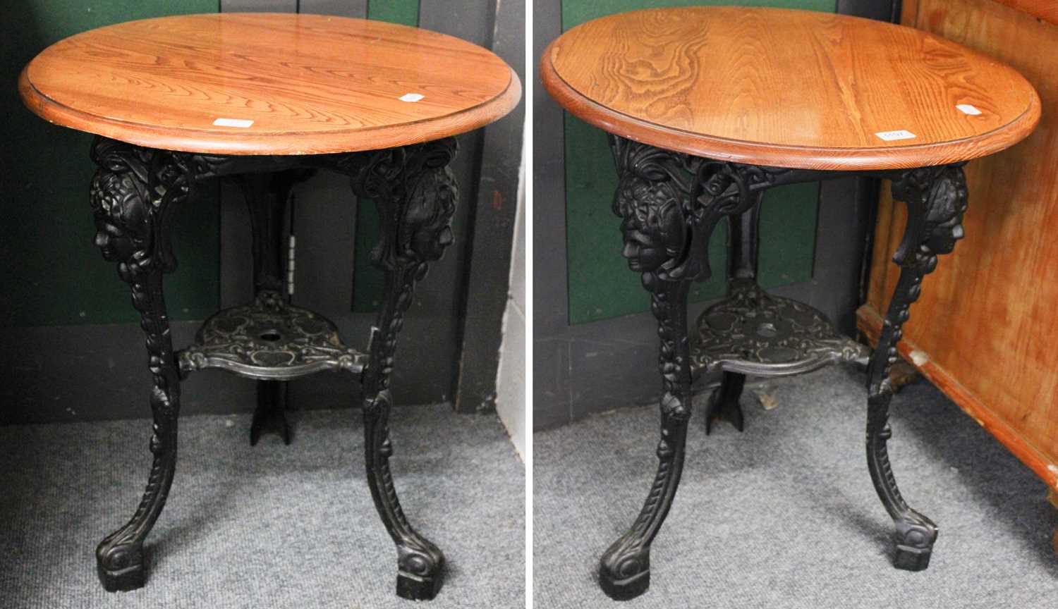 Cast iron online pub table