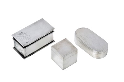 Lot 2481 - Three Elizabeth II Silver Boxes