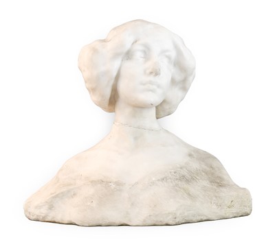 Lot 381 - French School (circa 1900): A White Marble...