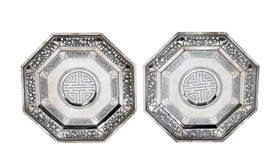 Lot 2361 - A Pair of Silver Dishes