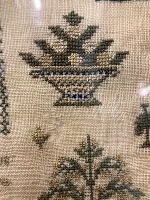 Lot 2053 - A Sampler Worked by Ann Brown, Aged 10 Dated...