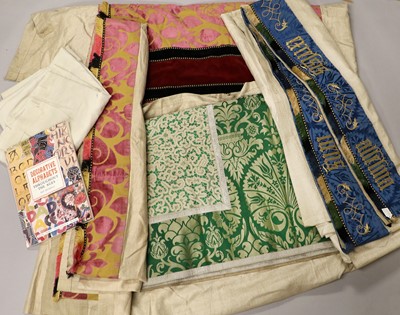 Lot 2013 - Ecclesiastical Altar Cloths With Typography...