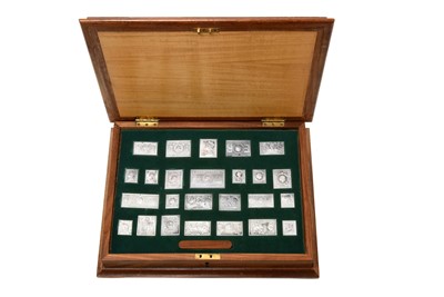 Lot 2476 - The Stamps of Royalty, A Set of Twenty-Five Elizabeth II Silver Copies of Postage-Stamps