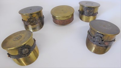 Lot 116 - Five Pieces of "Trench Art", constructed from...