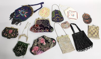 Lot 2217 - Assorted 1920-30s Beaded and Embroidered...