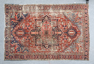 Lot 1059 - Heriz Carpet North West Iran, late 19th...