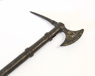 Lot 221 - An Unusual European Pole Axe, with small...