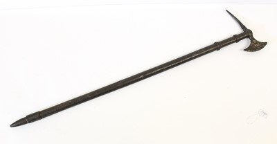 Lot 221 - An Unusual European Pole Axe, with small...