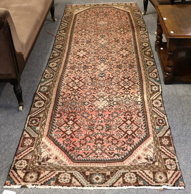 Lot 1029 - Kashan Rug, the ivory field of vines centered...