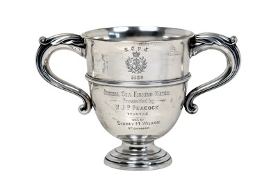 Lot 2461 - A George V Silver Two-Handled Cup