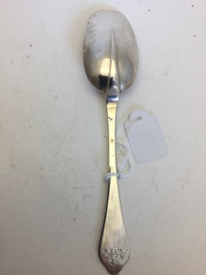 Lot 2319 - A Queen Anne Silver Dog-Nose Spoon