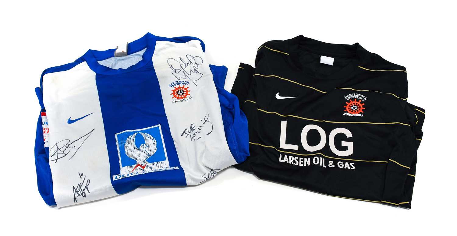 Lot 23 - Hartlepool United Match Worn Shirts