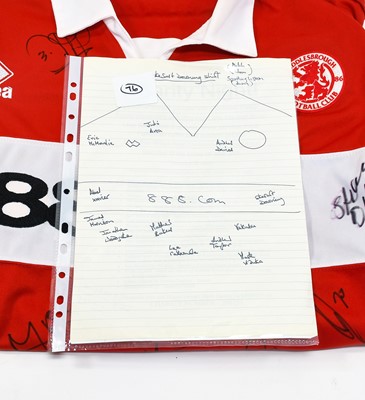 Lot 29 - Middlesbrough Football Club Match Worn Shirt