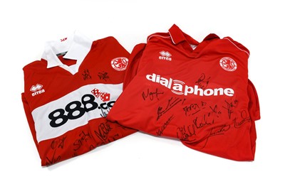 Lot 31 - Middlesbrough Football Club Match Worn Shirts
