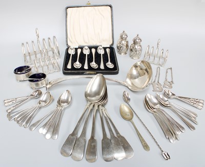 Lot 88 - A Collection of Assorted Silver and Silver...